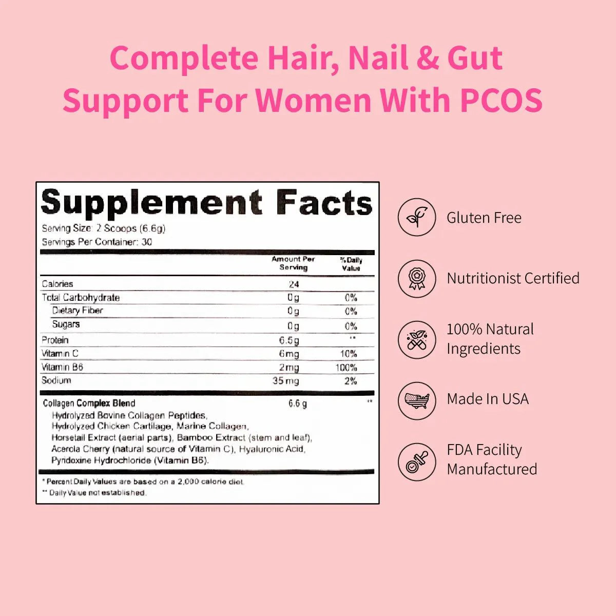Nourished Inner Beauty Collagen Peptides - Grass Fed Bovine - Collagen Types I+II+III (Subscribe & Save Up To 35%) - Nourished Natural Health