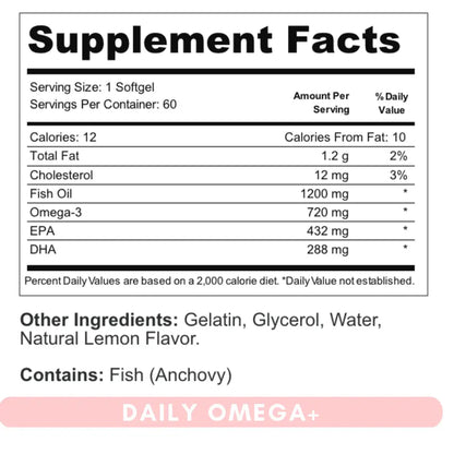 Nourished Daily Omega+ - Nourished Natural Health